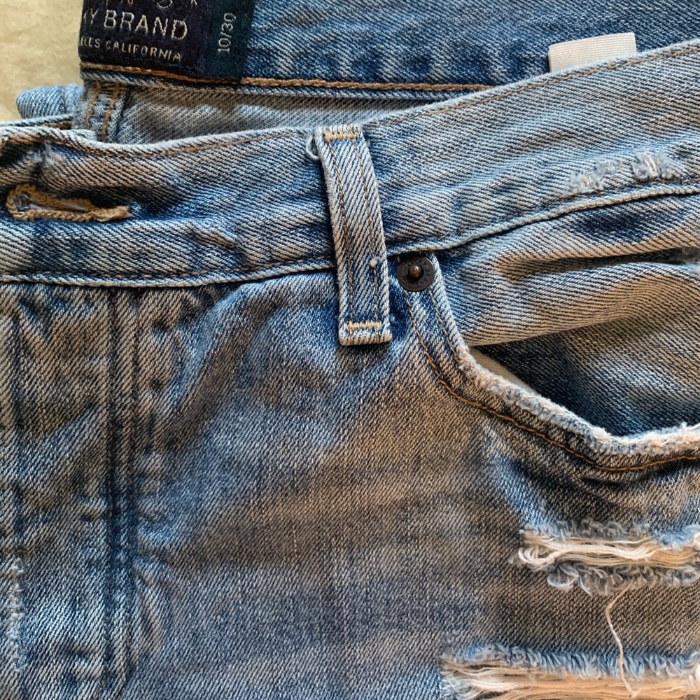 Denim Ankle Distressed medium Blue
